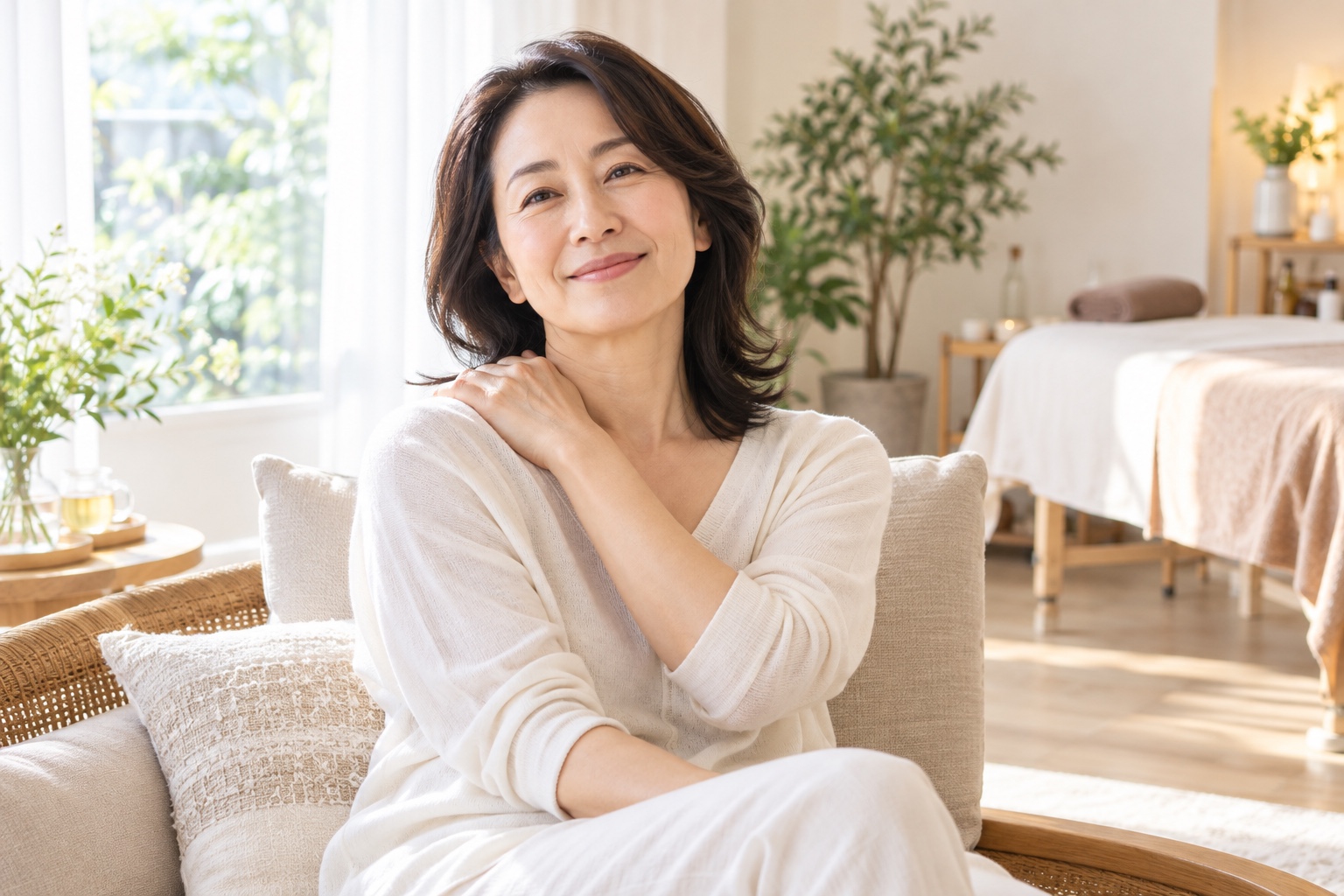 日常の整え方を実践する女性