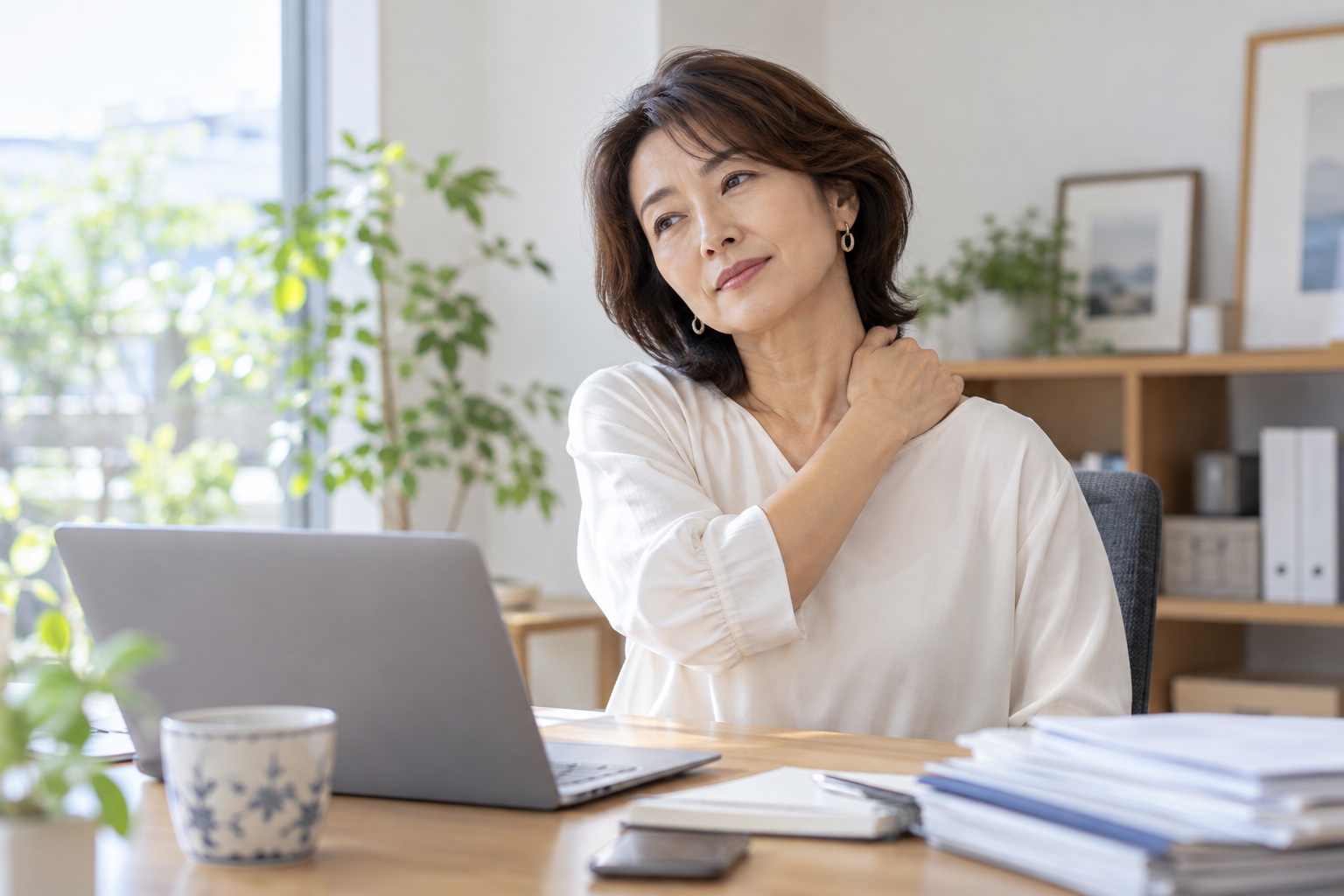 日常の整え方を実践する女性